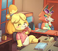 Commission - Isabelle and Audie by LKIWS