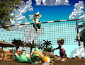 Volleyball Match by gamerblam