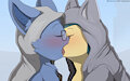 [Commission] Fennec Fox & Quilava