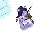 Elsa's Violin Playing -By HangyakuNeko- by DanielMania123
