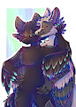 Ready hug commission (alternative version) by TainderStorm