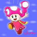 toadette floating down