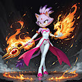 Blaze the Phoenix mage - AI by HawksHawkiss