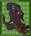 Puppy Cuddles by MrChocolate