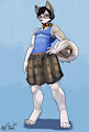 Leo - Claud in a skirt