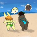 Summer Time-Beach Chibi 1