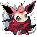 Rose Eevee | Pokemon Adopt (OPEN)