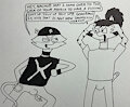 Jimmy Jay Teasing Nacho by BigBadBuzzard