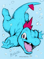 COLORED 'Sketch 364 - Totodile' by BunLuca17
