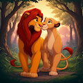 Simba and Nala