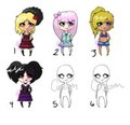 Poofy Skirt Adopts [OPEN] by StarrUsa