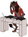 Commission - DJ Nuka by Tejedora