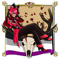 Alastor - Asexual Pride Flag by LoremistressLadyBug