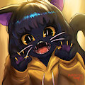 Fangs 🐈 by potatosheep