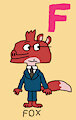 F is for Fox #1 (My Version) - Fox Guy (Scaredy Squirrel)
