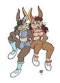 Diaper Bunny Couple