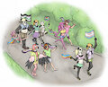 Rainbow Parade by Meowmere