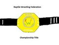 Reptile Wrestling Federation Championship Belt