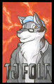 Badge for TJ Folf!