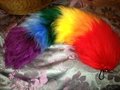 rainbow yarn tail