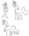 Gene Agrippa Wolf and Unicorn Form Concepts