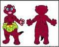 Ref sheet for baby inkspot otter