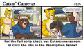 Cats n Cameras Strip #176 - Suddenly shirtless