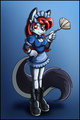 Ruby maid cosplay