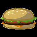 Random Bouncing Cheeseburger Icon
