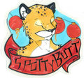 Spotty Butt Bust Badge (Megaplex 2013)