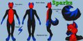 My Sparks reference sheet by SparkstheWolf