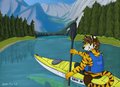 Kayak on Tiger Lake