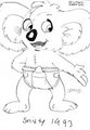 Blinky Bill In A Diaper by ShiftyTheB767
