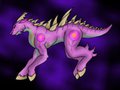running dragon with hooves by SpontaneousFork