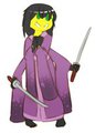 Blind swordswoman Sashaichi