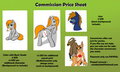 Commission Price Sheet