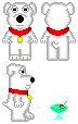Brian Griffin Sprites by DragOrion
