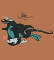 Shiloh being lazy by Shicho