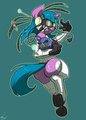 Beep Boop and Blue Dye by atryl