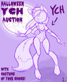 Halloween YCH Auction pose 1 *CLOSED* by sallyhot