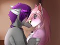 Kissy~ by WolfLady