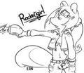 Rocketgril Sketch