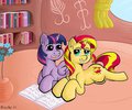 Twi and Sunset Shimmer