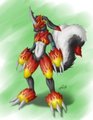 SkunkFlamedramon by ForcesWerwolf