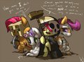 The 4 Fillies of the Apocalypse by atryl