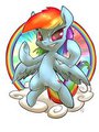 Rainbow Dash Badge by atryl
