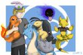 Pokemon Y first evolution team