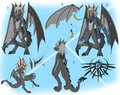 the gray dragon ref sheet by DragonJuno