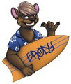 Brody the surfing otter! (trade)