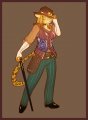Steampunk Treasure Hunter Lepora  by Nekra